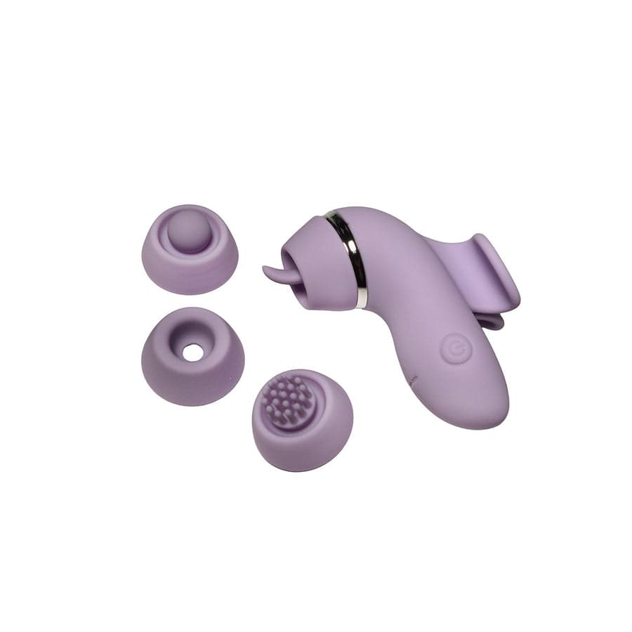 Amovibe Butterfly Finger klitoris vibratör leylak