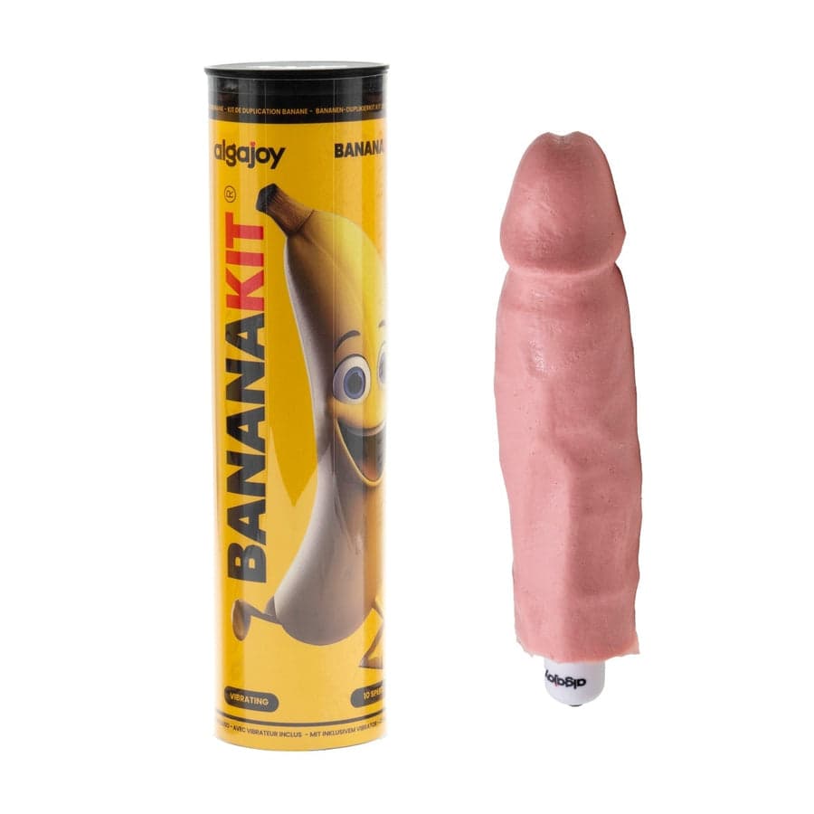 Banana Kit Penis kalıp kiti ile vibratör pembe