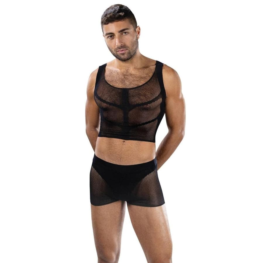 Envy file Armor 2'li crop üst & Shorts takım siyah tek beden
